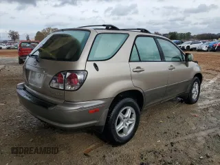2002 Lexus RX 300 with VIN JTJGF10U620144769, listed as a Copart auction lot 83765494 with 215,994 mi miles and Salvage Title. Bid and sale history available at carsss.com. Image 3.