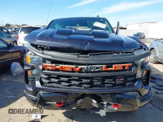 2022 Chevrolet Silverado 1500 Custom Trail Boss with VIN 3GCPDCEK9NG608262, listed as a IAAI auction lot 41317046 with 1 mi miles. Bid and sale history available at carsss.com. Image 6.