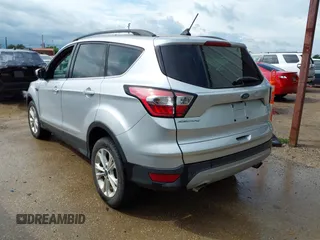 2018 Ford Escape SEL with VIN 1FMCU9HD6JUB24230, listed as a IAAI auction lot 42112408 with 104,447 mi miles. Bid and sale history available at carsss.com. Image 3.