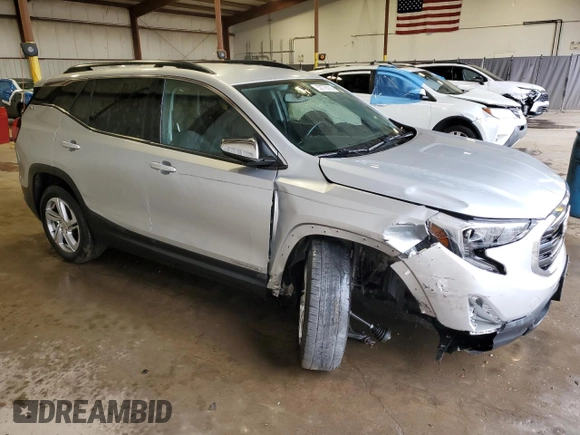 2019 GMC Terrain SLE with VIN 3GKALTEV7KL285727, listed as a Copart auction lot 52778375 with 40,533 mi miles and Salvage Title. Bid and sale history available at DreamBid. Image 4.