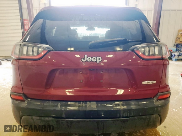 2019 Jeep Cherokee Latitude z VIN 1C4PJLCB5KD297420, wystawiony jako Copart lot #57666925 z przebiegiem 85 640 mil mil oraz Czysty tytuł • Clean title. Historia ofert i sprzedaży dostępna na DreamBid. Obrazek 6.