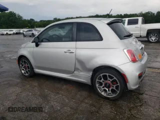 2013 FIAT 500 Sport with VIN 3C3CFFBR5DT709384, listed as a Copart auction lot 62502455 with 86,136 mi miles and Salvage title. Bid and sale history available at DreamBid. Image 2.