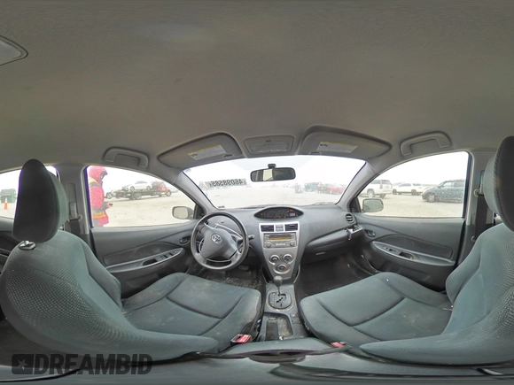 2012 Toyota Yaris with VIN JTDBT4K35CL037319, listed as a Copart auction lot 46098585 with 126,039 mi miles and Salvage Title. Bid and sale history available at DreamBid. Image 13.