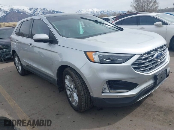 2019 Ford Edge Titanium with VIN 2FMPK4K92KBB89260, listed as a IAAI auction lot 41885743 with 80,001 mi miles. Bid and sale history available at carsss.com. Image 1.