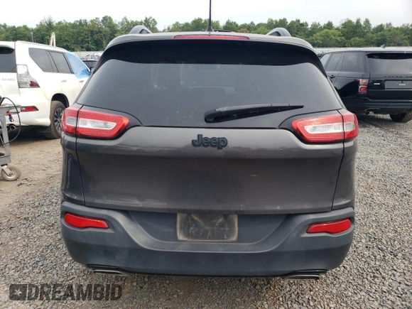 2017 Jeep Cherokee Sport with VIN 1C4PJLAS2HW652382, listed as a Copart auction lot 63910224 with 80,855 mi miles and Salvage title. Bid and sale history available at DreamBid. Image 6.