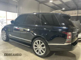 2014 Land Rover Range Rover Supercharged with VIN SALGS2TF6EA155229, listed as a Copart auction lot 75766584 with 95,369 mi miles and Salvage title. Bid and sale history available at DreamBid. Image 3.