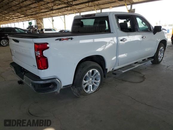 2024 Chevrolet Silverado 1500 LTZ with VIN 1GCUDGEDXRZ262224, listed as a Copart auction lot 51533935 with Not Provided miles and Salvage Title. Bid and sale history available at DreamBid. Image 3.