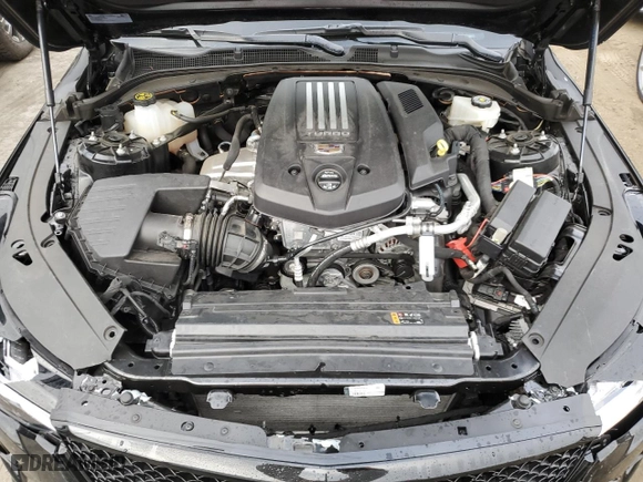 2023 Cadillac CT4 V-Series with VIN 1G6DD5RL6P0110824, listed as a Copart auction lot 82802884 with 11,895 mi miles and Salvage Title. Bid and sale history available at carsss.com. Image 11.