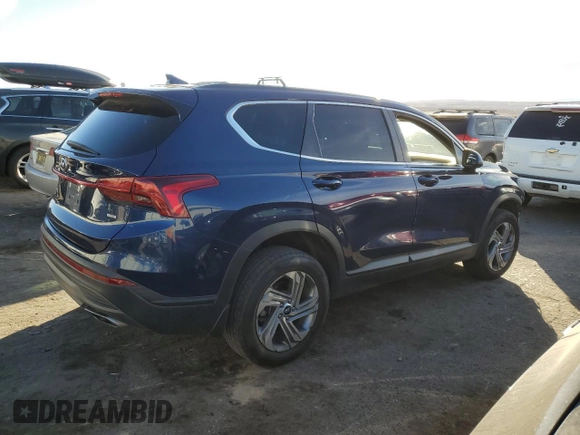 2021 Hyundai Santa Fe SE with VIN 5NMS1DAJ0MH333941, listed as a Copart auction lot 46282625 with 63,610 mi miles and Salvage Title. Bid and sale history available at carsss.com. Image 3.