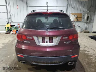 2011 Acura RDX Tech Pkg with VIN 5J8TB1H55BA005318, listed as a Copart auction lot 41856205 with 221,747 mi miles and Salvage Title. Bid and sale history available at carsss.com. Image 6.