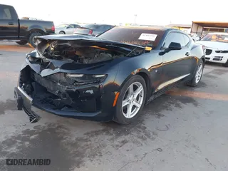 2019 Chevrolet Camaro 1LT with VIN 1G1FB1RX6K0133447, listed as a IAAI auction lot 41406255 with 125,267 mi miles. Bid and sale history available at carsss.com. Image 2.