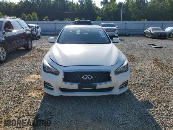 2017 Infiniti Q50 Sport with VIN JN1EV7AP7HM743063, listed as a Copart auction lot 61135995 with 47,149 mi miles and Salvage title. Bid and sale history available at DreamBid. Image 5.