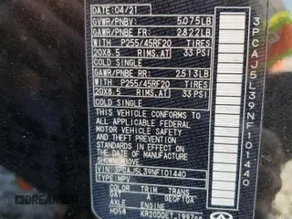2022 Infiniti QX55 Sensory с VIN 3PCAJ5L39NF101440, выставлен на аукционе Copart как лот 50713715 с пробегом 65 329 миль миль и Списание • Salvage title. История ставок и продаж доступна на DreamBid. Изображение 14.