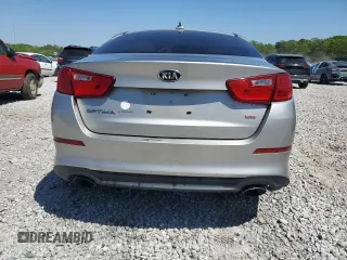 2014 Kia Optima LX with VIN KNAGM4A70E5454889, listed as a Copart auction lot 53549595 with 128,780 mi miles and Salvage title. Bid and sale history available at DreamBid. Image 6.