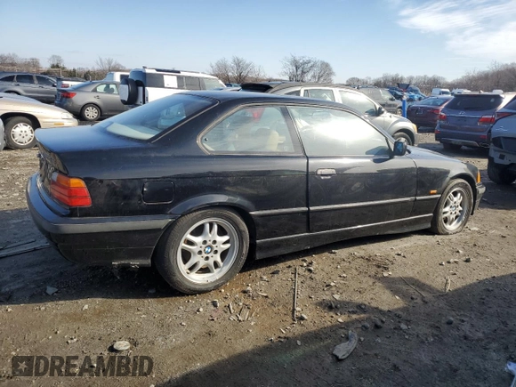 1997 BMW 3 Series 328is with VIN WBABG1323VET04177, listed as a Copart auction lot 44462755 with 166,108 mi miles and Clean Title. Bid and sale history available at carsss.com. Image 3.