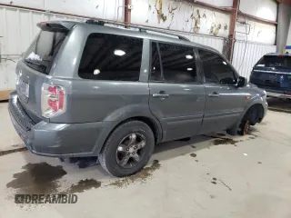2007 Honda Pilot EX-L with VIN 5FNYF28727B031311, listed as a Copart auction lot 45973705 with 211,530 mi miles and Salvage Title. Bid and sale history available at DreamBid. Image 3.