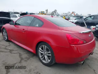 2008 Infiniti G37 Coupe Journey with VIN JNKCV64E88M121398, listed as a IAAI auction lot 41893546 with 135,181 mi miles. Bid and sale history available at carsss.com. Image 3.