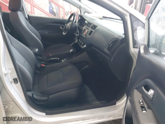 2014 Kia Rio EX with VIN KNADN4A35E6396673, listed as a IAAI auction lot 41964655 with 159,644 mi miles. Bid and sale history available at carsss.com. Image 5.