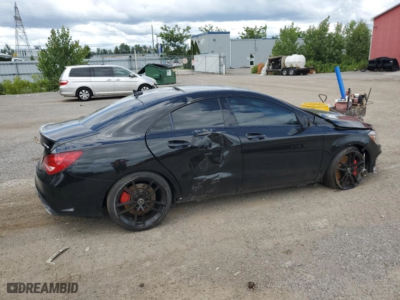 2014 Mercedes-Benz CLA-Class CLA 45 AMG with VIN WDDSJ5CB1EN151266, listed as a Copart auction lot 63798924 with 188,494 mi miles and Salvage Title. Bid and sale history available at carsss.com. Image 3.