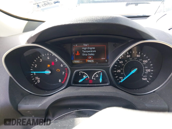 2017 Ford Escape SE with VIN 1FMCU0GDXHUD65232, listed as a IAAI auction lot 41721026 with 79,582 mi miles. Bid and sale history available at carsss.com. Image 7.