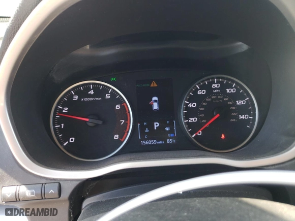 2020 Mitsubishi Eclipse Cross ES with VIN JA4AS3AAXLZ022766, listed as a Copart auction lot 57765774 with 156,059 mi miles and Salvage Title. Bid and sale history available at carsss.com. Image 9.