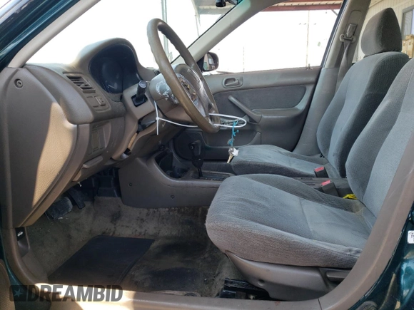 1998 Honda Civic DX with VIN JHMEJ6625WS000750, listed as a Copart auction lot 62486554 with 149,369 mi miles and Salvage Title. Bid and sale history available at DreamBid. Image 7.