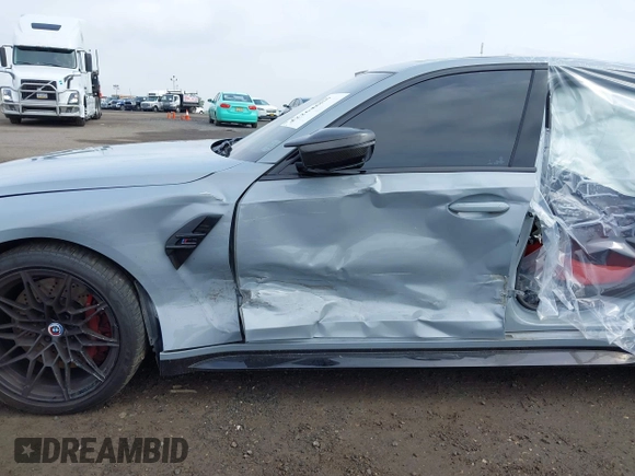 2023 BMW M3 Competition xDrive with VIN WBS43AY02PFN84856, listed as a IAAI auction lot 42264686 with 18,881 mi miles and . Bid and sale history available at DreamBid. Image 6.