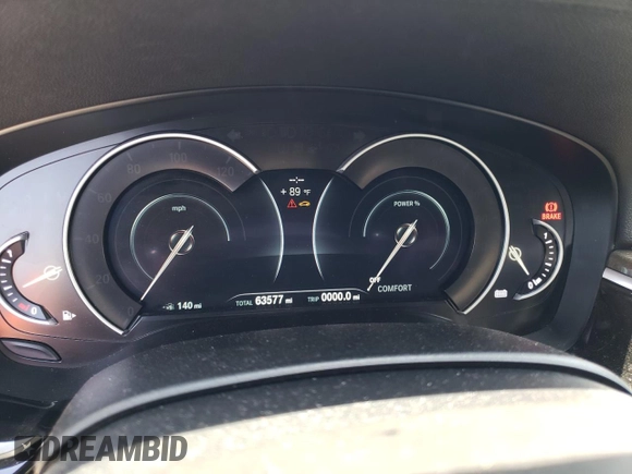 2018 BMW 5 Series 530e with VIN WBAJA9C55JG623181, listed as a Copart auction lot 61593983 with 63,577 mi miles and . Bid and sale history available at DreamBid. Image 9.