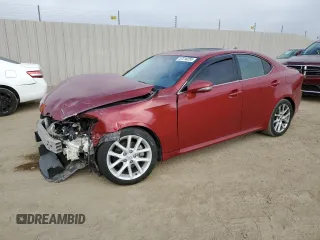 2013 Lexus IS 250 with VIN JTHBF5C27D5187505, listed as a Copart auction lot 57318255 with 111,823 mi miles and Salvage title. Bid and sale history available at DreamBid. Image 1.