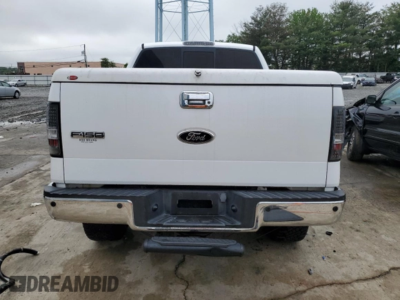 2004 Ford F-150 XLT with VIN 1FTPW14534KD15619, listed as a Copart auction lot 60589845 with 151,793 mi miles and Salvage title. Bid and sale history available at DreamBid. Image 6.