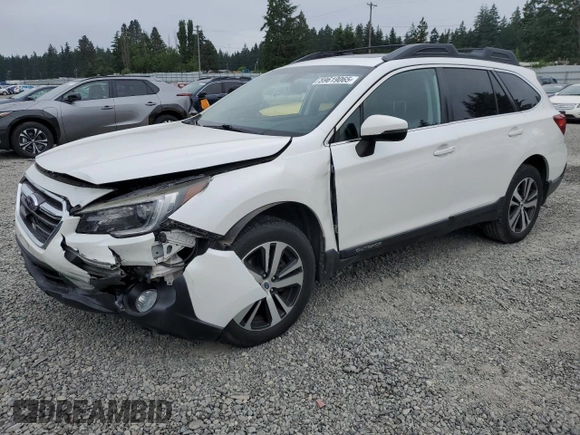 2018 Subaru Outback Limited with VIN 4S4BSANC1J3313940, listed as a Copart auction lot 59619065 with 93,119 mi miles and Salvage title. Bid and sale history available at DreamBid. Image 1.