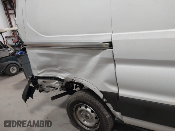 2024 Ford Transit Cargo with VIN 1FTYE1Y89RKA72434, listed as a IAAI auction lot 40788108 with 9,647 mi miles. Bid and sale history available at carsss.com. Image 6.