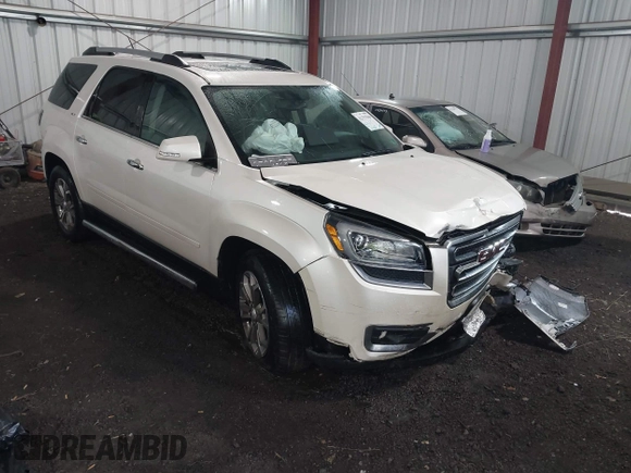 2014 GMC Acadia SLT z VIN 1GKKVSKD4EJ250739, wystawiony jako IAAI lot #42257848 z przebiegiem 78 672 mil mil oraz . Historia ofert i sprzedaży dostępna na DreamBid. Obrazek 1.
