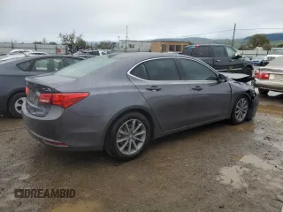 2018 Acura TLX w/Technology Pkg with VIN 19UUB1F58JA005741, listed as a Copart auction lot 49314215 with 58,597 mi miles and Salvage Title. Bid and sale history available at carsss.com. Image 3.