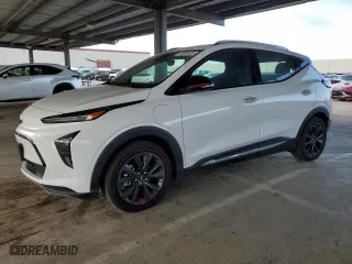 2023 Chevrolet Bolt EUV Premier with VIN 1G1FZ6S07P4165653, listed as a Copart auction lot 48535405 with 3,879 mi miles and Salvage Title. Bid and sale history available at carsss.com. Image 1.
