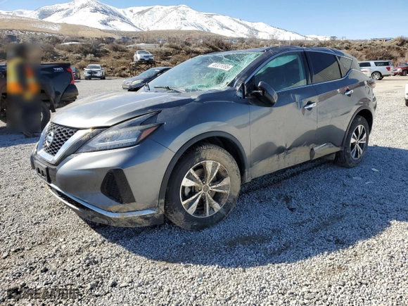 2021 Nissan Murano S with VIN 5N1AZ2AS8MC145728, listed as a Copart auction lot 46331085 with 69,863 mi miles and Salvage Title. Bid and sale history available at carsss.com. Image 1.
