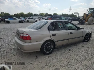 2000 Honda Civic LX with VIN 1HGEJ6672YL006517, listed as a Copart auction lot 69318214 with 0 mi miles and Salvage Title. Bid and sale history available at carsss.com. Image 3.
