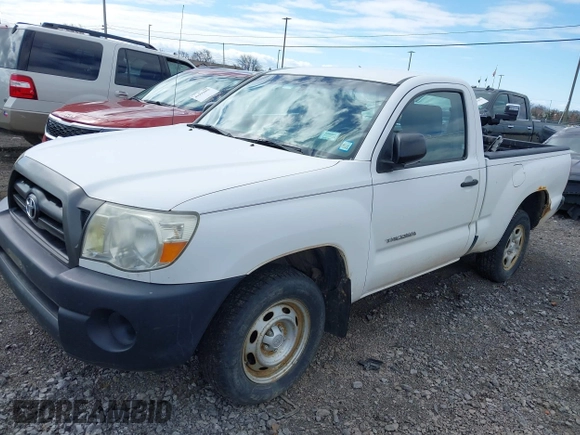 2008 Toyota Tacoma with VIN 5TENX22N68Z592411, listed as a IAAI auction lot 42000366 with 109,258 mi miles. Bid and sale history available at carsss.com. Image 2.
