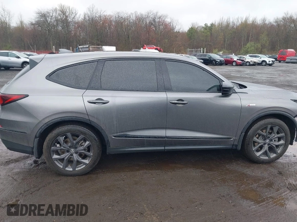 2023 Acura MDX w/A-Spec Package with VIN 5J8YE1H09PL005948, listed as a IAAI auction lot 42027540 with 15,963 mi miles and . Bid and sale history available at DreamBid. Image 13.