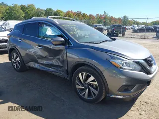 2018 Nissan Murano S z VIN 5N1AZ2MG7JN105986, wystawiony jako IAAI lot #40524018 z przebiegiem 53 758 mil mil oraz . Historia ofert i sprzedaży dostępna na DreamBid. Obrazek 1.