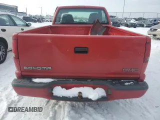 1999 GMC Sonoma with VIN 1GTCS1444XK504446, listed as a Copart auction lot 41479635 with 0 mi miles and Salvage Title. Bid and sale history available at carsss.com. Image 6.