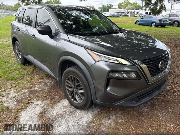 2021 Nissan Rogue S with VIN 5N1AT3AA0MC681510, listed as a Copart auction lot 61508615 with 294,098 mi miles and Clean title. Bid and sale history available at DreamBid. Image 1.