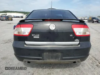 2008 Mercury Milan Premier with VIN 3MEHM08168R609298, listed as a Copart auction lot 59262054 with 166,995 mi miles and Salvage Title. Bid and sale history available at carsss.com. Image 6.