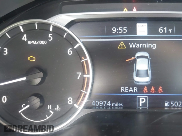 2023 Nissan Altima SL with VIN 1N4BL4EV6PN413992, listed as a IAAI auction lot 41644642 with 40,974 mi miles and . Bid and sale history available at DreamBid. Image 15.