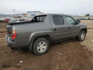 2007 Honda Ridgeline RT with VIN 2HJYK16267H537677, listed as a Copart auction lot 50022155 with 170,452 mi miles and Salvage Title. Bid and sale history available at carsss.com. Image 3.