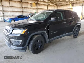 2018 Jeep Compass Sport with VIN 3C4NJCAB7JT369169, listed as a Copart auction lot 62609335 with 148,398 mi miles and Salvage title. Bid and sale history available at DreamBid. Image 1.