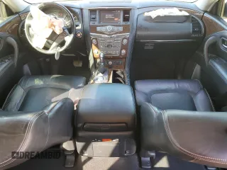 2018 Nissan Armada SL with VIN JN8AY2ND5JX001341, listed as a Copart auction lot 52087444 with 106,141 mi miles and Non Repairable. Bid and sale history available at carsss.com. Image 8.
