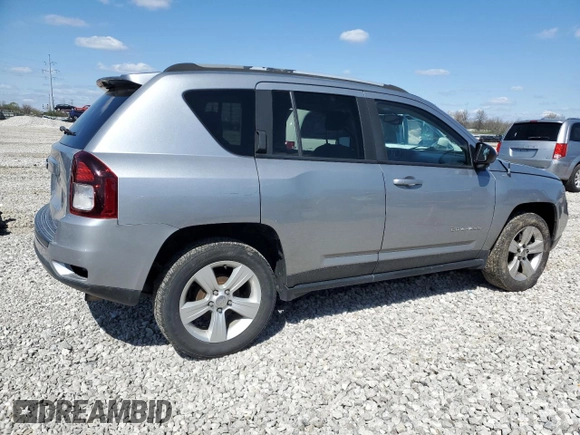 2017 Jeep Compass Sport with VIN 1C4NJCBA6HD123526, listed as a Copart auction lot 52324725 with 169,861 mi miles and Salvage Title. Bid and sale history available at carsss.com. Image 3.