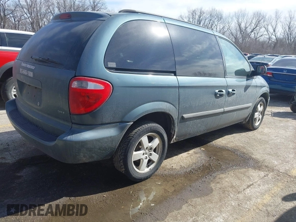2007 Dodge Caravan SXT with VIN 1D4GP45R57B237884, listed as a IAAI auction lot 41660880 with 120,513 mi miles and . Bid and sale history available at DreamBid. Image 4.