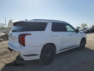 2024 Hyundai Palisade Calligraphy z VIN KM8R7DGEXRU712125, wystawiony jako Copart lot #53113625 z przebiegiem 31 693 mil mil oraz Szkoda całkowita • Salvage title. Historia ofert i sprzedaży dostępna na DreamBid. Obrazek 3.